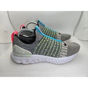 Nike React Phantom Run Flyknit 2 Shoes Men's 8.5 Crater Grey Running Sneakers